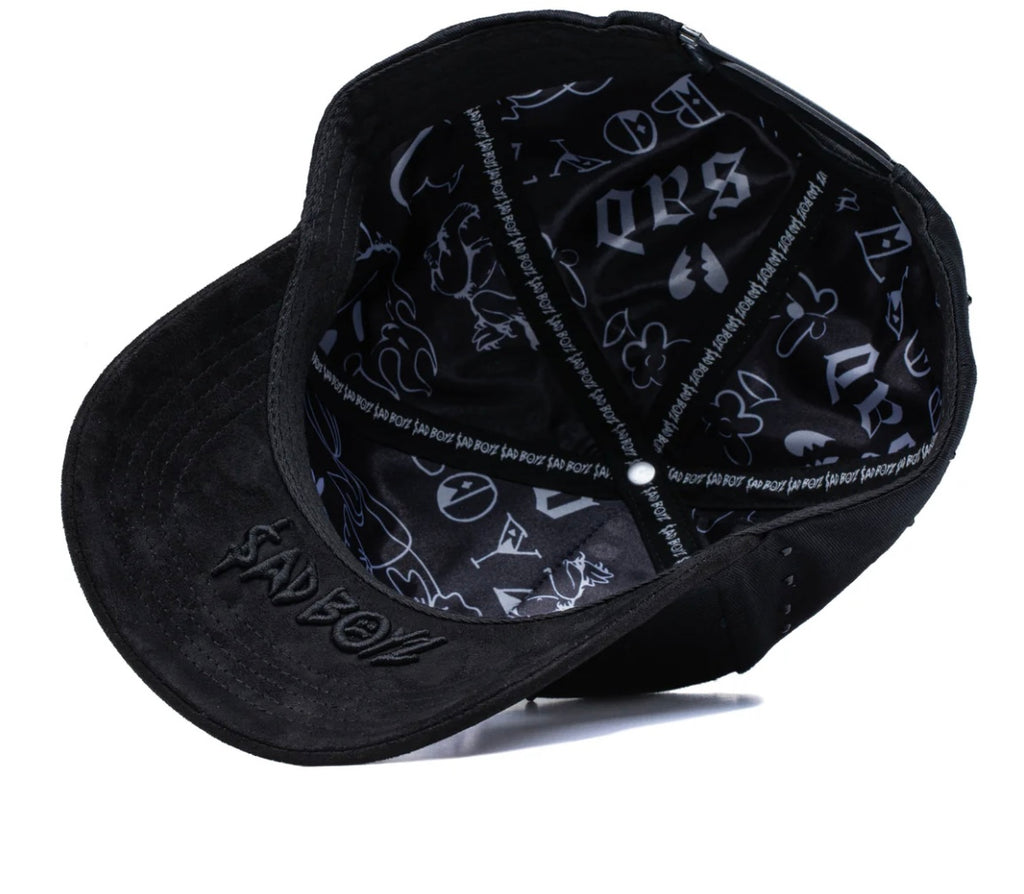 Gorra SadBoyz Clothing-SB CRY CRYSTALS BLACK