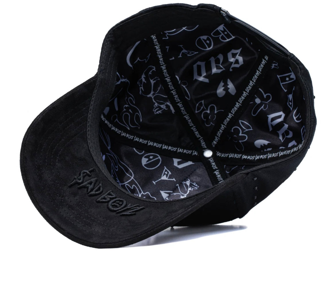 Gorra SadBoyz Clothing-SB CRY CRYSTALS BLACK