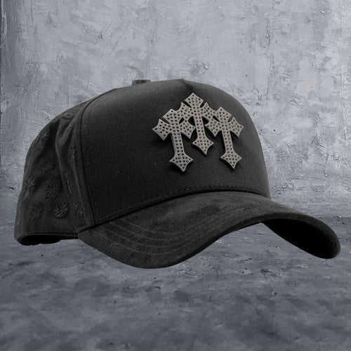 Gorra Barbas Hats x Rich The Kid-CHROME | BLACKOUT